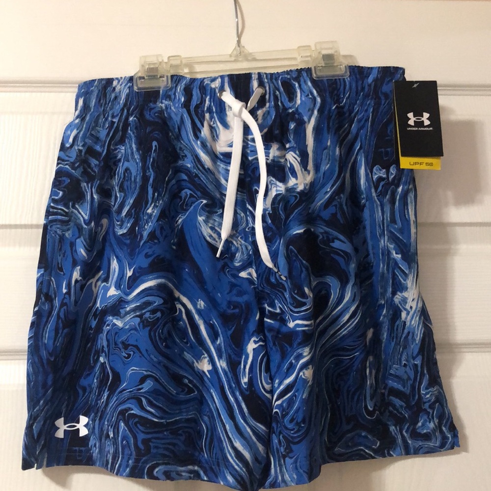 NWT UA mens large swim shorts